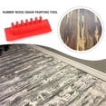 thumbnail image 4 of Grano De Madera Pintura De Caucho Herramienta De Grano De Madera Herramienta De Pintura De Caucho Decoración De Pared De Bricolaje Herramienta De Decoración De Diseño De Grano De Madera Para La Yuarrent TO006572-01, 4 of 6