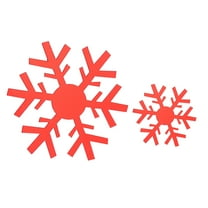 WHAMVOX 15Pcs Snowflake Wall Stickers Christmas Design Removable PVC for Wall and Window Decor