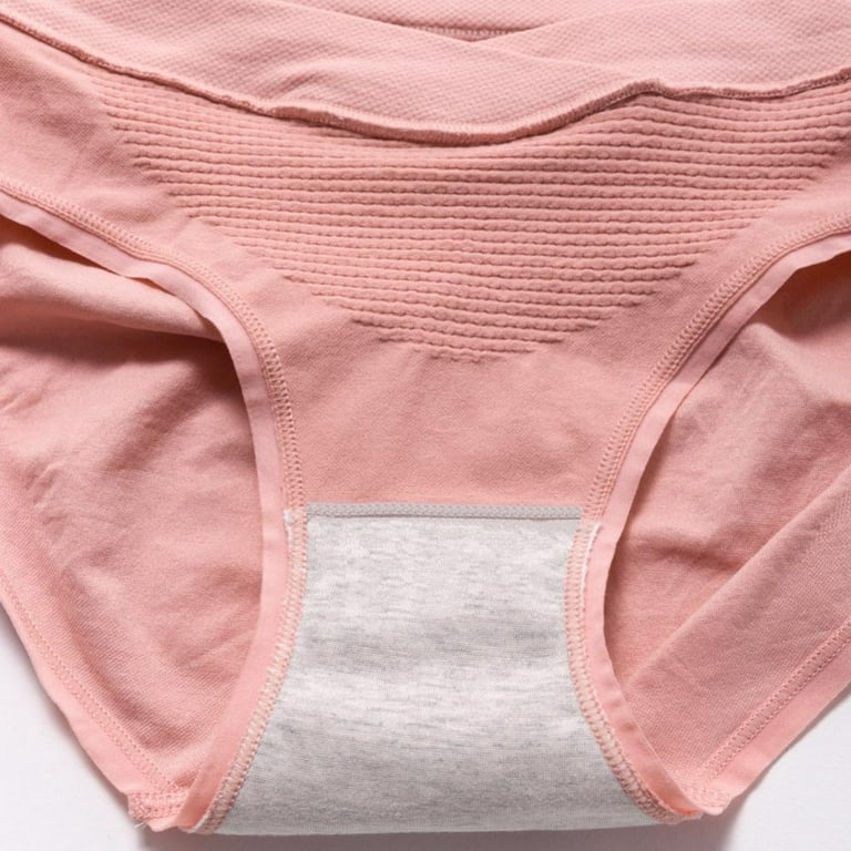 5-Pack Womens Cotton Maternity Underwear,Healthy Maternity Pregnancy  Panties Postpartum Mother Under Bump Underwear 