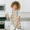 thumbnail image 4 of Cartoon Construction Vehicles Hard Hats Kids Aprons for Girls and Boys,Adjustable Neck Strap Toddler Aprons for Kids Cooking Baking, 4 of 6