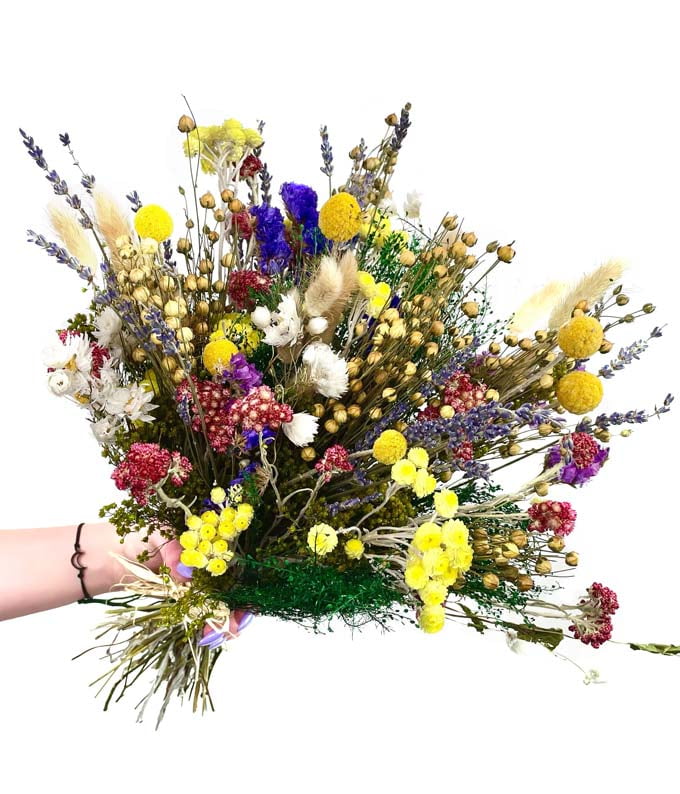 From You Flowers Wildflower Everlasting Flower Bouquet Free Vase Included Walmart Com