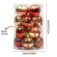 thumbnail image 2 of Christmas Ball Ornaments 16 Pcs - 2 inch Large Shatterproof Christmas Balls, Electroplated Glossy Decorations Indoor, Classic Holiday Party Hanging Ornaments for Xmas Tree, Wreath, Vines, Red, 2 of 4