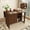 Brown, variant on Mintazer 3‑in‑1 Folding Dining Table with 4 Large Storage Shelves & Storage Compartments, Multi‑Mode Convertible Table Cabinet with Lockable Wheels for Small Space Kitchen Apartment, Wlanut