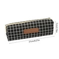 thumbnail image 3 of WEGFTDUOP Home Storage Products Plaid Pencil Pouch Students Solid Color Pencil Pouch Female Stationery Bags For Men And Women Stationery Box Pencil Pouch, 3 of 6