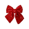 thumbnail image 3 of Sentmoon Christmas Tree Decoration Christmas Wreath Bow Pre Tied Bow for Christmas Tree Garland and Outdoor Decoration Door Decoration Swag Wreath Garland Fall Winter Boxing Day, 3 of 7