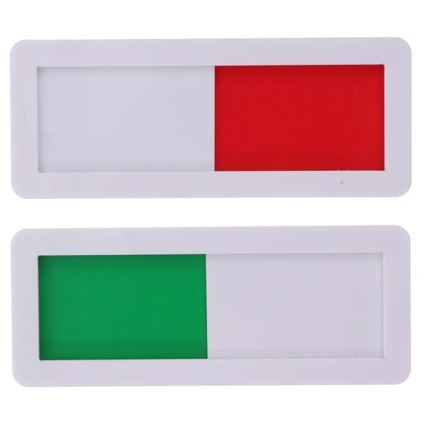 ColoMX 2pcs Privacidad Abierto Signo abierto Abra la señal de puerta cerrada Indicador de la puerta en blanco Signo de la oficina