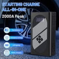 thumbnail image 1 of OULII Car Jump Starter with Tire Inflator and Digital Display for Car Use Black, 1 of 8