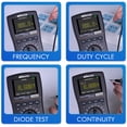 thumbnail image 4 of Oscilloscope KKmoon kkm828 High Definition Intelligent Graphical Digital Oscilloscope Multimeter 2 in 1 with 2.4 Inches Color Screen 1MHz Bandwidth 2.5Msps Sampling Rate for DIY and Electronic Test, 4 of 6