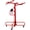 Red + Steel, variant on Drywall Lift Panel Hoist 13 Jack with Rolling Caster Wheel for Sheetrock, 150-lb Capacity, 4ft x 16ft Max Sheet Size, Yellow Steel Construction, drywall lift for one person