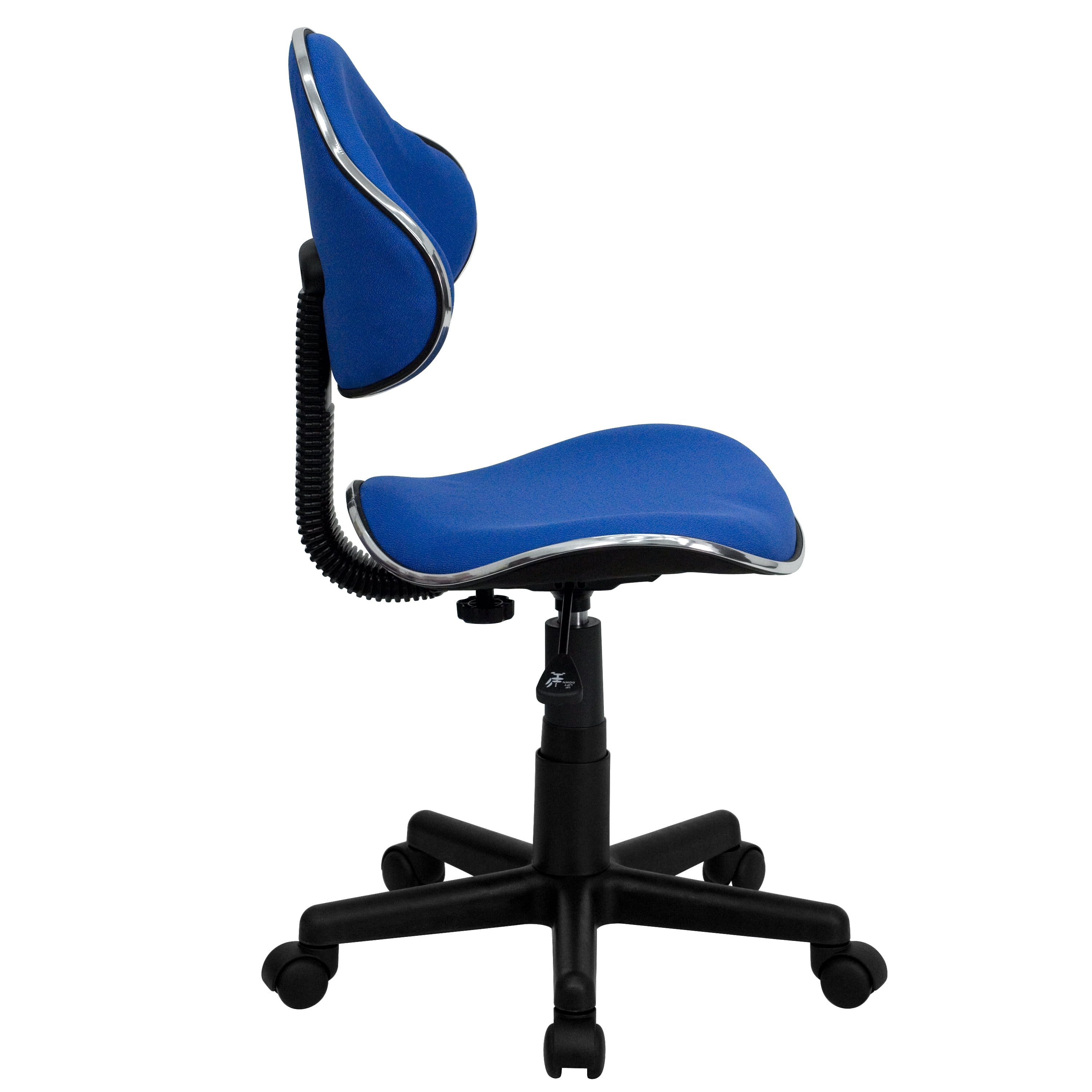 Flash Furniture Whitney Blue Fabric Swivel Ergonomic Task Office Chair Walmart