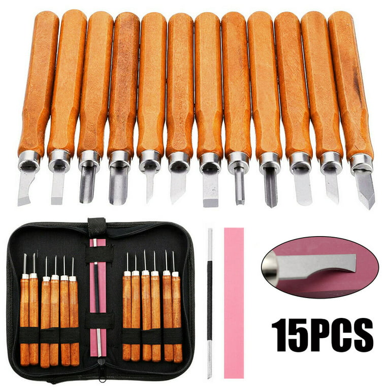 Metal Carving Tools Set, Graver Punch Jewelry Metal Stamping Tools Gouges  and Chisels Knife DIY Craft Tool 