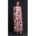 thumbnail image 4 of Bimba Robe Longue Chic Imprimée Teinture sur Nœuds pour Femmes, Style Bohème, Maxi d'Été, Tenue de Plage - Xxx-Grand, 4 of 5