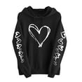 thumbnail image 2 of Craaazy Women's Valentines Oversized Drawstring Hoodies Gifts, 2 of 5