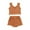 Orange, variant on MHZLDYZ Girls Clothing Children's Set Summer New Sleeveless Tank Top Solid Color Shorts Two Piece Set Party Birthday School Shirts for Girls 10-12 Girls 10-12 Summer Outfits (Orange,90)