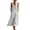 White, variant on ZQUUVOU Maxi Dresses for Women Cotton Summer Sleeveless Deep V Button Down Tank Dress with Pocket Casual Boho Beach Vacation Black