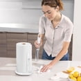 thumbnail image 3 of White Stainless Steel Standing Paper Towel Holder with Spray Pump, 3 of 5