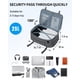 thumbnail image 4 of Mochila de viaje ECOHUB de 17 pulgadas con puerto USB y funda para equipaje, color gris, 4 of 8