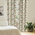 thumbnail image 2 of Ambesonne Colorful Curtains, French Wine Macarons, Pair of 28"x95", Multicolor, 2 of 5