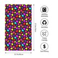 thumbnail image 2 of Balery Colorful Hearts Toalla de Microfibra Premium con Estampado – 27.5x16 pulgadas, Alta Absorción, Suave y Aterciopelada, Secado Rápido, 2 of 6