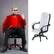 Shangren 1:6 Dollhouse Miniature Male Soldier Swivel Chair Chaises de Bureau Blanc 7.67x4.33x4.33inch – image 4 sur 7