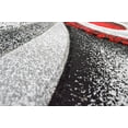 thumbnail image 5 of PREMIUM 3D Hand Carved Modern 2x7 2x8 Runner Rug Contemporary 1504 Grey Gray Red, 5 of 11