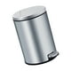 thumbnail image 5 of Stainless Steel Step Trash Can Hands Waterproof Dust Bin Waste Basket 6L Foot Pedal Garbage Bin for Kitchen Restaurant Toilet Bathroom plata Soledad Cubo de basura con pedal, 5 of 9