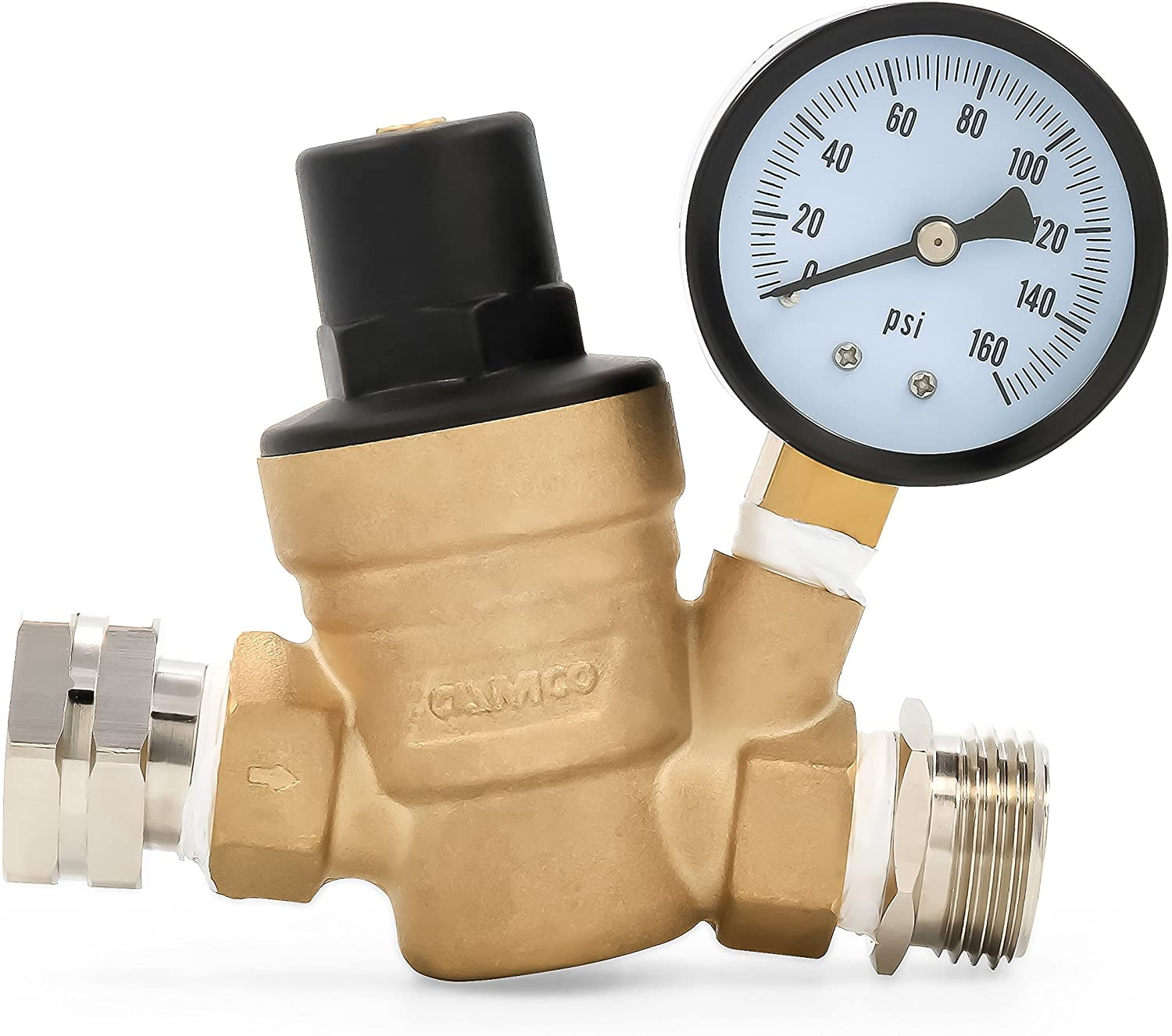Helps Prevent Damage To Camco 40058 Adjustable Brass Water Pressure Regulator