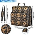 thumbnail image 2 of FORMRS Zipper Binder with Shoulder Strap 2-inch Ring 500 Sheet Capacity File Bag, Classic Floral, 2 of 5