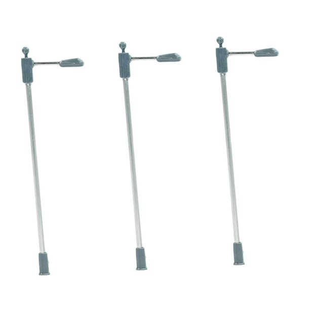 Juego de 3 farolas LED en miniatura para trenes en miniatura y accesorios para maquetas de trenes. Estilo D
