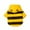D, variant on Shadoumai Dog Bee Cute Hooded Dog Clothes for Small Dogs and Cats Fall Winter Dog Bee Outfit with D Ring Halloween Puppy Funny Hoodies