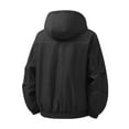 thumbnail image 6 of Zedker Mens Jacket Sherpa Lined Hoodie Jacket Winter Warm Heavy Weight Zip Up Hooded Sweatshirt Thick Fleece Coats Black XXL, 6 of 10
