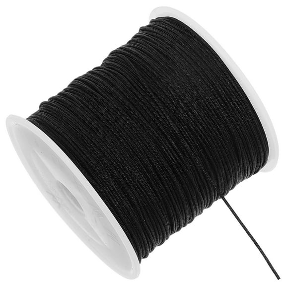 1 Roll Nylon String Beading Rope Braided Cord Thread for Jewelry Making Knitting Chinese Knot Bracelet DIY Arts Crafts 0.8mm