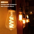 thumbnail image 2 of Homevenus Smart Edison Bulbs, ST64 E26 6W Dimmable Tunable Warm White 2100-5000K Farmhouse Vintage Décor Amber Glass 2.4GHz Wi-Fi APP Control Dawn to Dusk Work with Alexa Google Assistant 1 Pack, 2 of 9