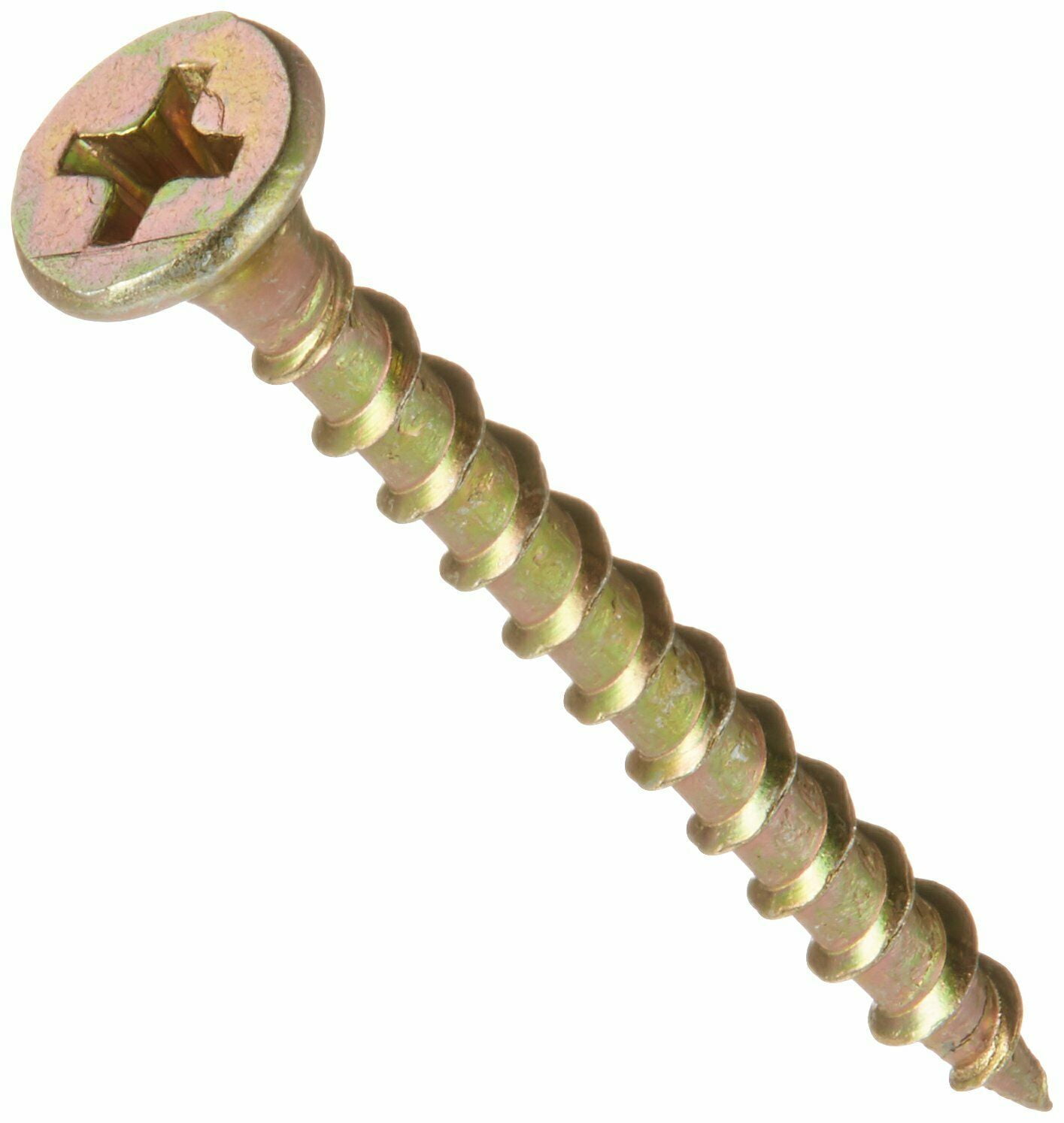 M3.51.6mm25mm Phillips bugle head Drywall/Wood screws yellow Zinc 500