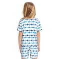 thumbnail image 3 of JUNZAN Party Shark Cute for Boys Girls Pajama Sets Toddler Sleepwear Summer Jammies 2pcs PJs, 3 of 7