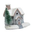 thumbnail image 2 of Cabaña Navideña De Resina En Miniatura Para Fiestas Navideñas En Casa, Estilo B, 2 of 8
