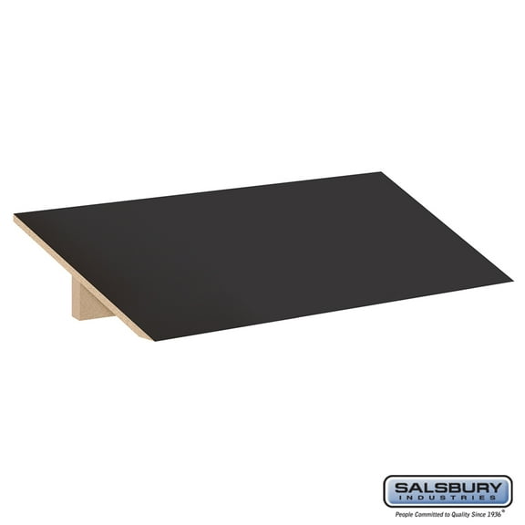 Sloping Hood - for 15" Deep Designer Locker - 3 Wide - Black