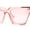 All Pink, variant on SA106 by SA106 Cat Eye Plastic Fashion Sunglasses, Black