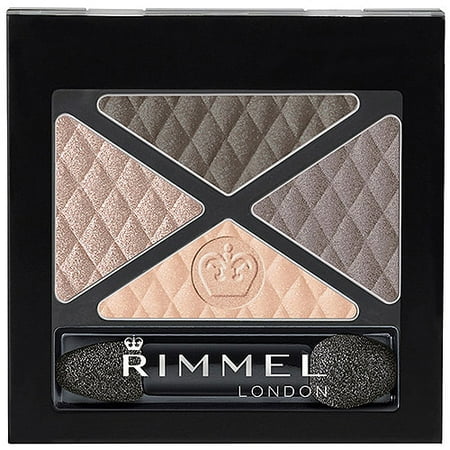 Rimmel Glam'Eyes Quad Eye Shadow, English Breakfast, 0.148 oz
