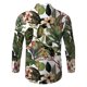 thumbnail image 4 of Camisas Para Hombre Manga Larga Hombres Casual Manga larga Otoño Invierno 3D Impreso Camisas Top Blusa Camisas (White, M), 4 of 5