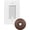 Arch Bronze Stucco Button, variant on Doorbell Chime Kit - Easy Installation Electronic Door Bells for Home with Adjustable Volumes, 5 Chime Tones with Lighted Doorbell Button by General Lighting