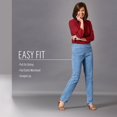 thumbnail image 3 of CHOK Pantalon à Enfiler pour Femmes, Coupe Facile, Taille Élastique, 3 of 5