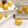 thumbnail image 2 of Pungan Golden Plastic Egg 24pcs Golden Plastic Easter Eggs for Basket Fillers & Egg Hunt,2.36"X1.57"X1.57", 2 of 11