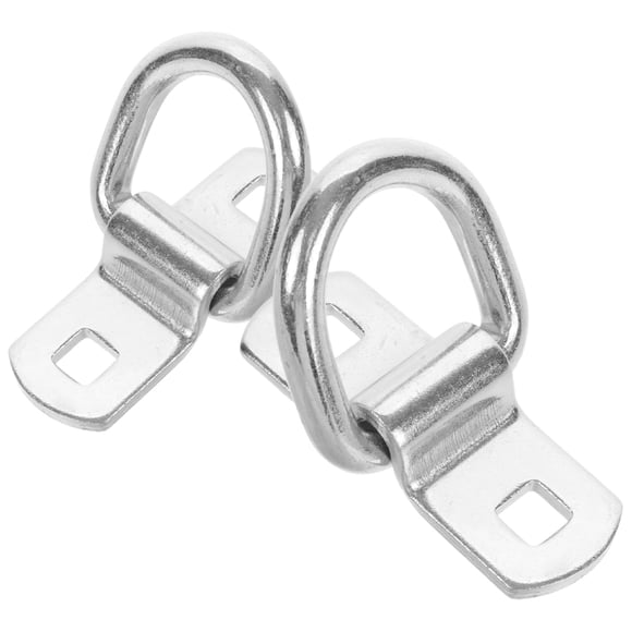 PENIKOKO 2pcs Heavy Duty Tow Hooks Galvanized Steel for Vehicle Towing Equipment Use