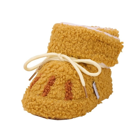 

Baby Shoes Toddler Boots Soft Bottom Toddler Shoes Plus Velvet Thick Non Slip Large Cotton Shoes