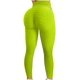 thumbnail image 3 of Leggings, Mujer Levantamiento de glúteos Pantalones de yoga Cintura alta Control de barriga Burbuja Levantamiento de cadera Entrenamiento Mallas para correr Adepaton WMZL-864-60, 3 of 4