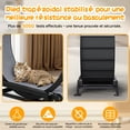 thumbnail image 6 of GTPLAYER 40" Metal Cat Exercise Wheel, Ultra-Quiet Cat Treadmill with Safety Latch for Indoor Cats, Heavy Duty Pet Running Wheel, Black, 6 of 9