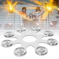 thumbnail image 4 of Drum Cymbals Bells Drum Tambourine Musical Instrument Drum Accessory Bells Cymbals Ching Rings Metal Texture for Drum, 4 of 8
