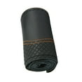 thumbnail image 2 of Funda genérica para volante, protector de volante de coche de cuero negro. linea naranja, 2 of 8