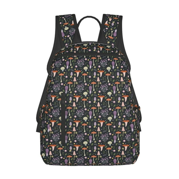 Disketp Mushroom Mochila Ligera e Impermeable, Mochila de Día Resistente para Viajes, Senderismo y Uso Diario para Hombre y Mujer